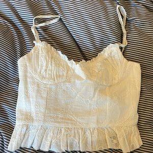 White Zara tank top